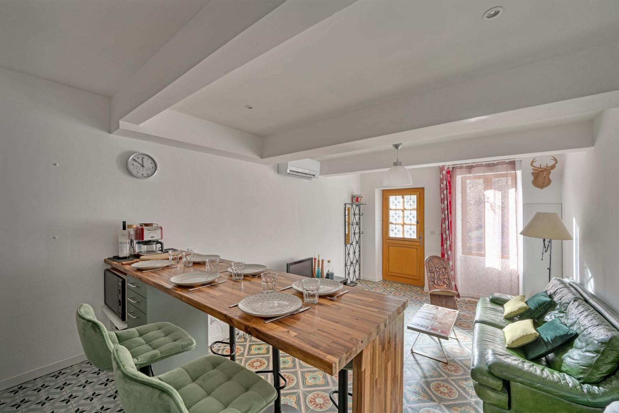La Cigale - Vieux Village - Charmante Maisonnette Climatisee Avec Jardin Villeneuve-lès-Avignon Eksteriør bilde